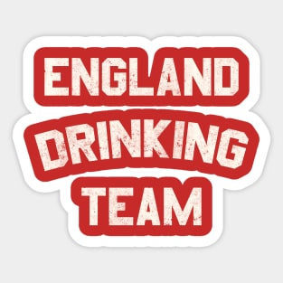 England Drinking Team Sticker